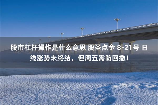 股市杠杆操作是什么意思 股圣点金 8-21号 日线涨势未终结，但周五需防回撤！