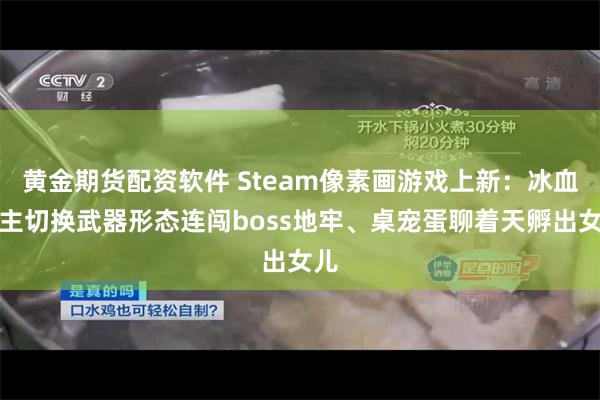 黄金期货配资软件 Steam像素画游戏上新：冰血公主切换武器形态连闯boss地牢、桌宠蛋聊着天孵出女儿