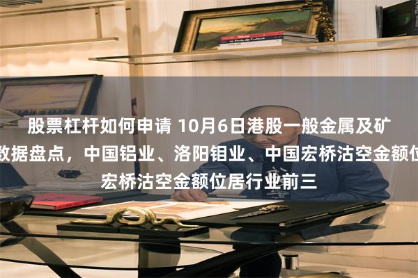 股票杠杆如何申请 10月6日港股一般金属及矿石行业沽空数据盘点，中国铝业、洛阳钼业、中国宏桥沽空金额位居行业前三